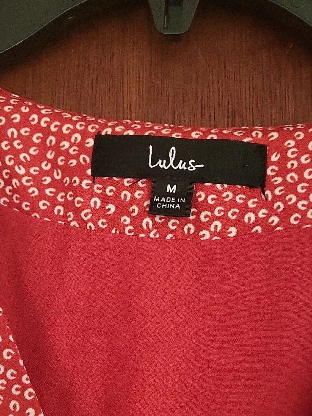 Lulu's Rustic Red Printed Button-Front Mini Dress - Picture 2 of 6